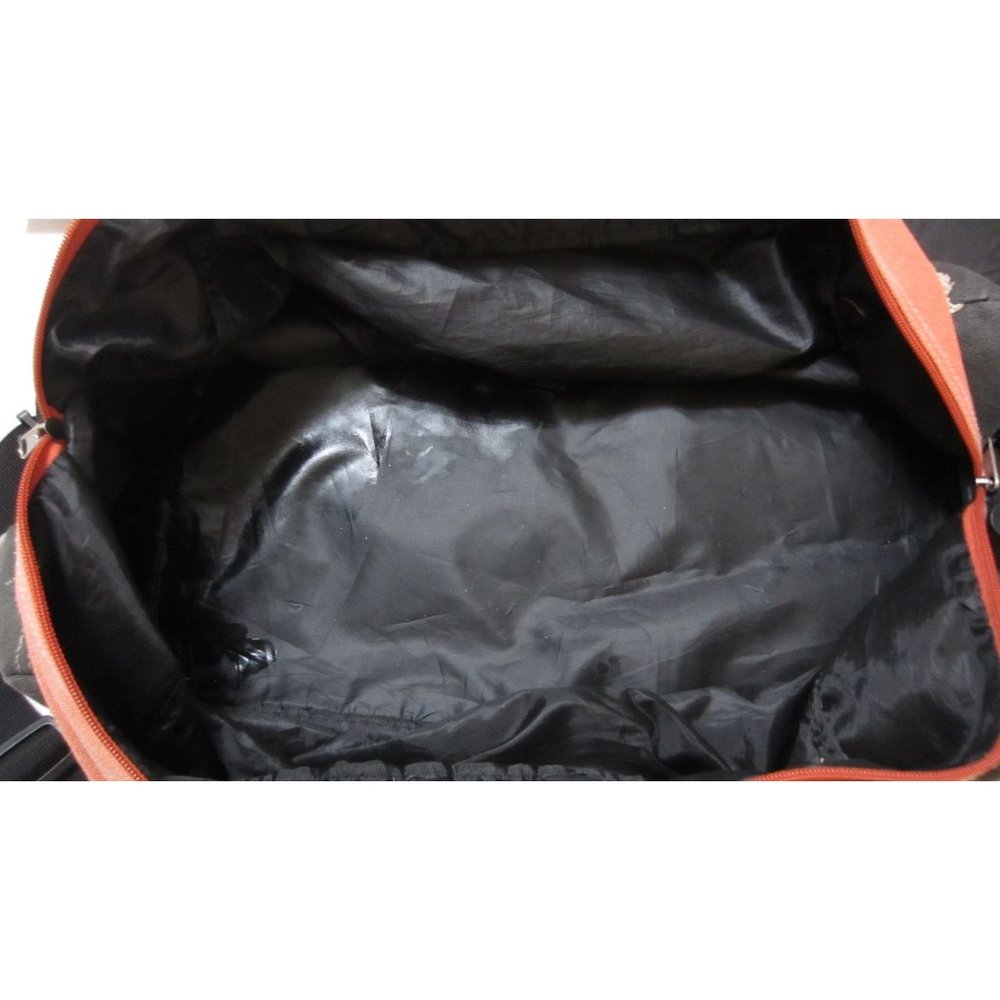 True Religion Black And Orange Duffel Bag Sporty Design View 4